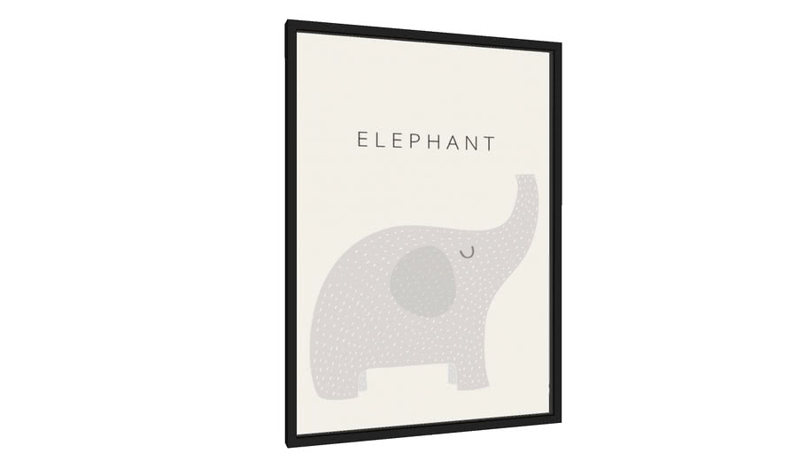 Quadro Elephant - elefante - Galeria9, por Vitor Costa