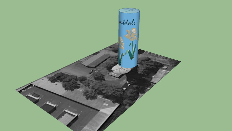 troutdale water tower 3D Warehouse