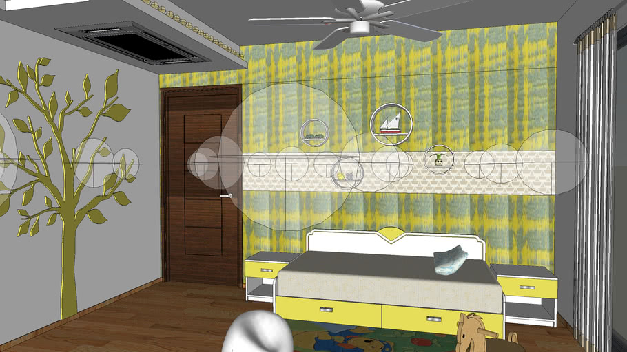 Kids Bedroom Interiors 3d Warehouse