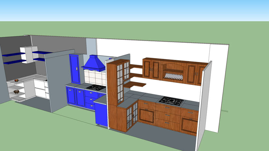 small kitchen concepts | 3D Warehouse