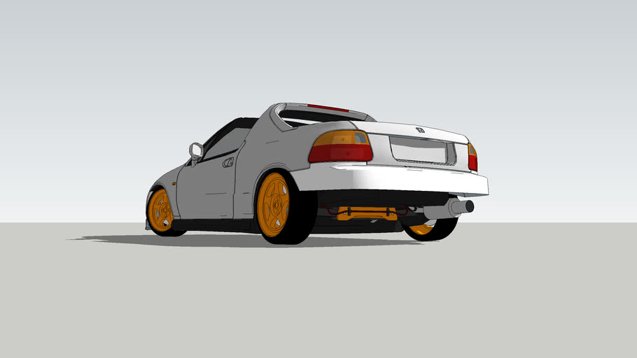Honda Crx Del Sol Eg1 3d Warehouse