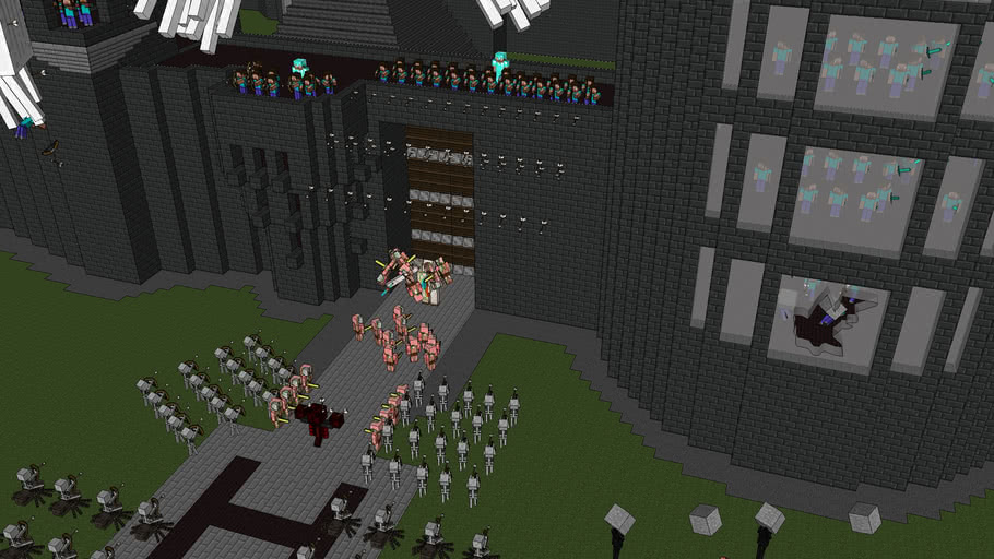 Minecraft Battle 1 3d Warehouse
