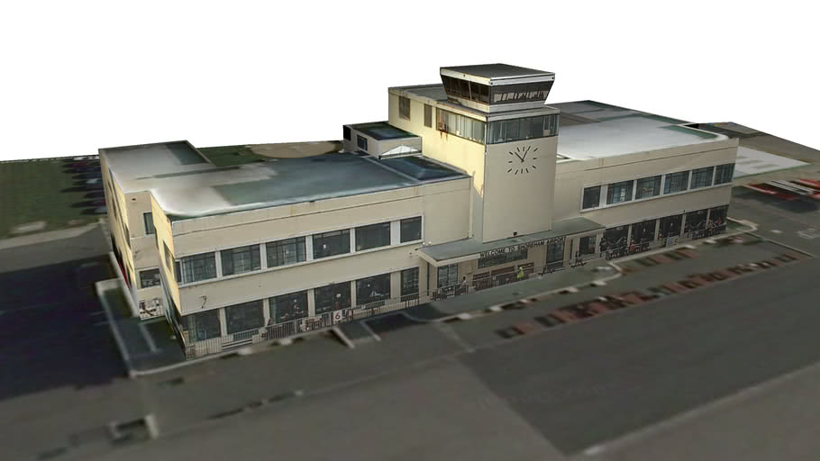 Shoreham Airport Terminal building 3D Warehouse