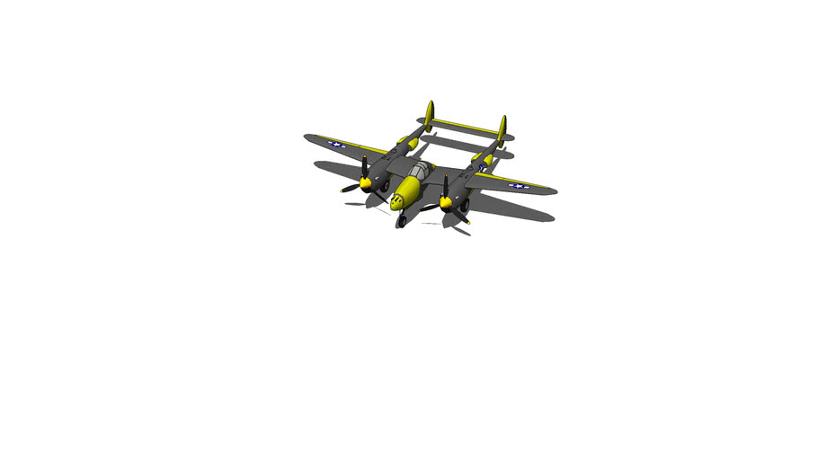 p38(LIGHTNING)mosquito 3D Warehouse