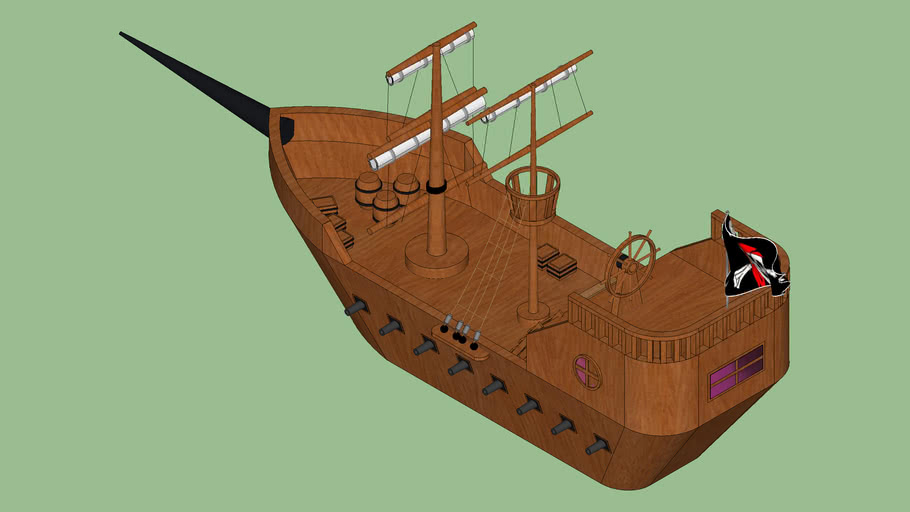 Pirate Ship 3D Warehouse