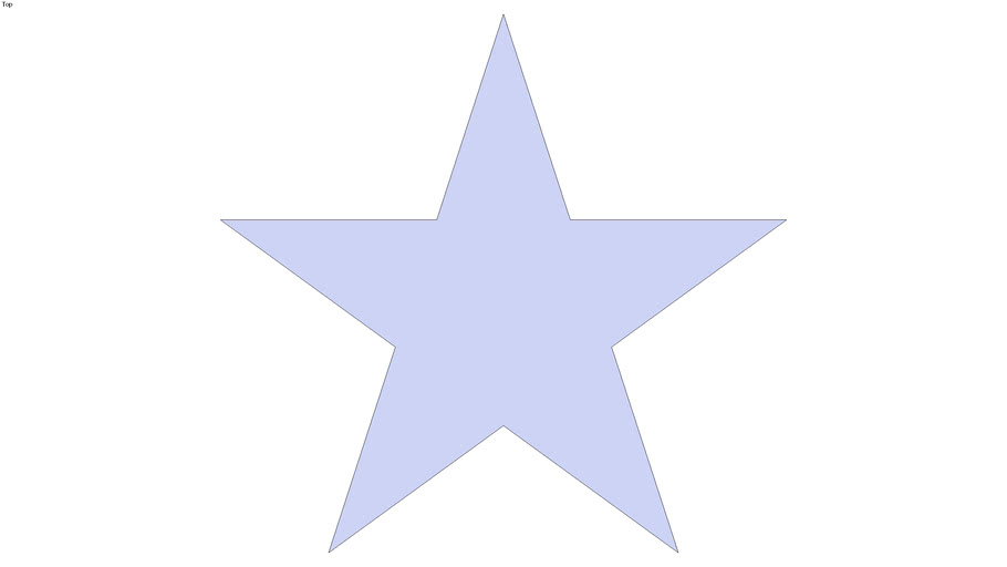 a perfect star 3D Warehouse