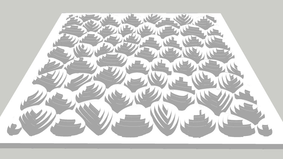 Parametric Wall Panel w Voronoi 3D Warehouse