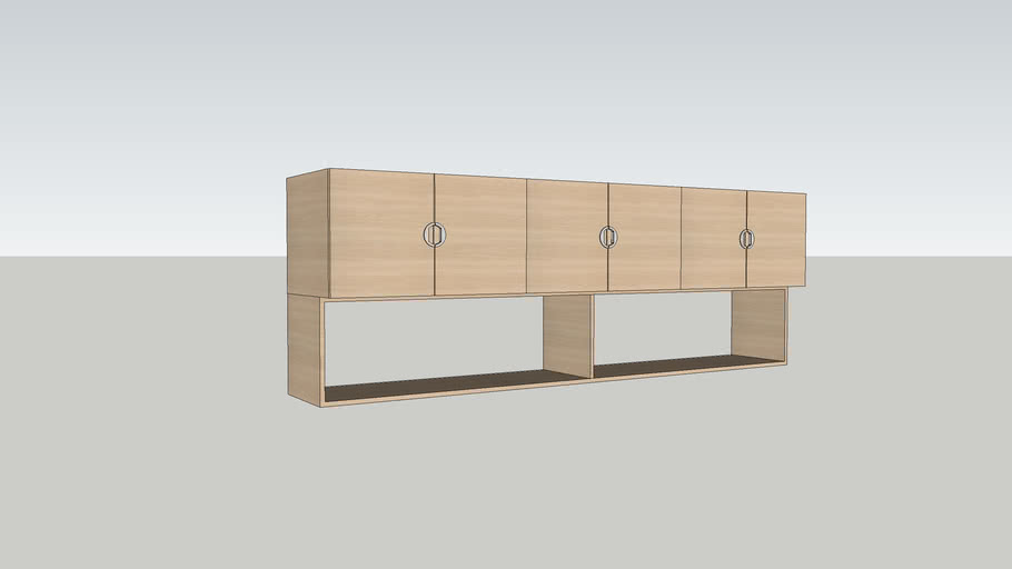 Overhead storage and shelves 3D Warehouse