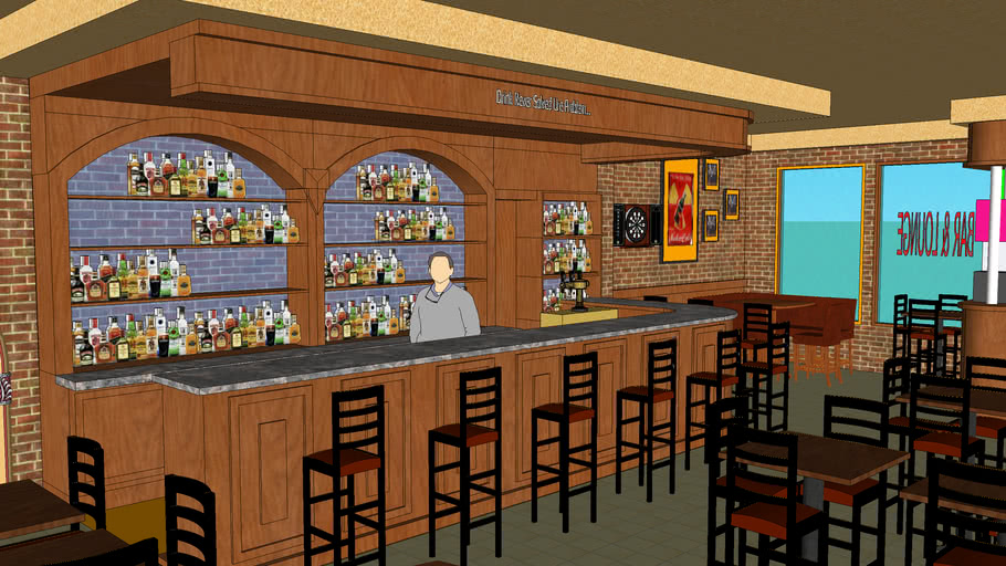 Bar & Lounge 3D Warehouse