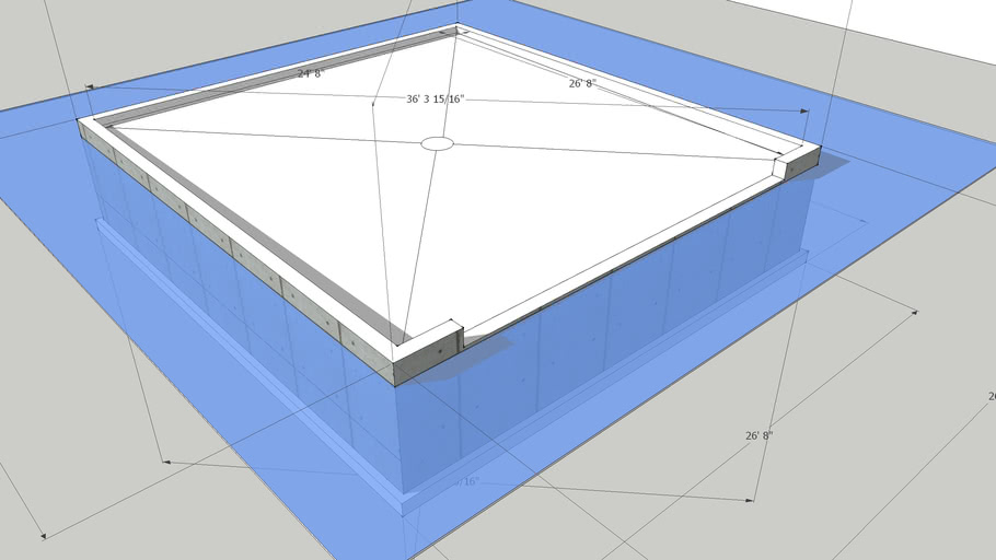 Garage Slab Foundation Job 3d Warehouse