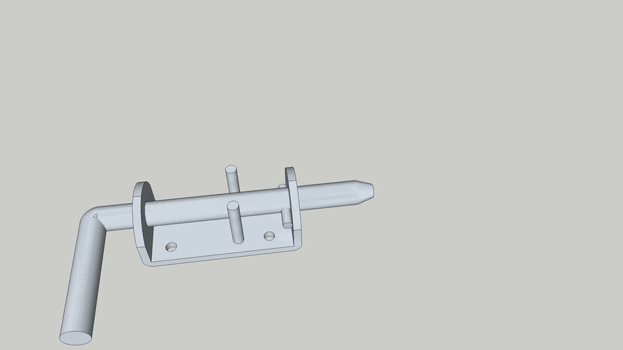 16mm Spring Bolt | 3D Warehouse
