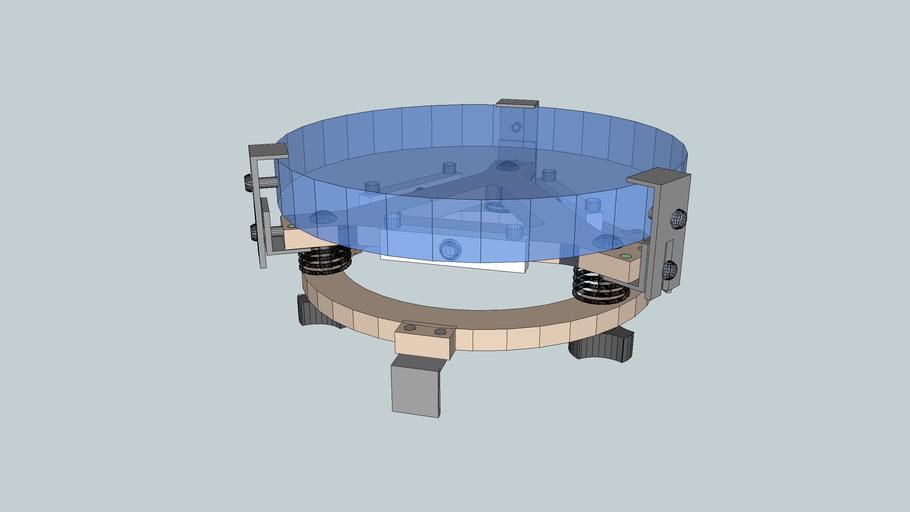 10in Telescope Mirror Cell 3D Warehouse