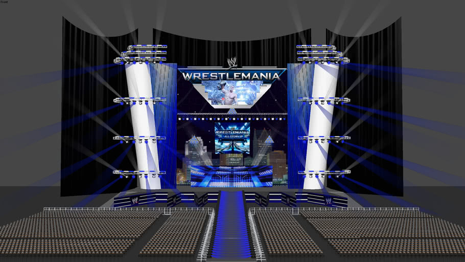 WWE WrestleMania 23 Stage | 3D Warehouse