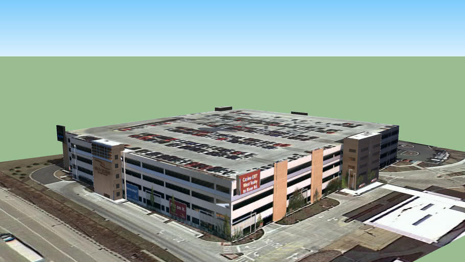 Rivers Casino Parking Garage 3D Warehouse