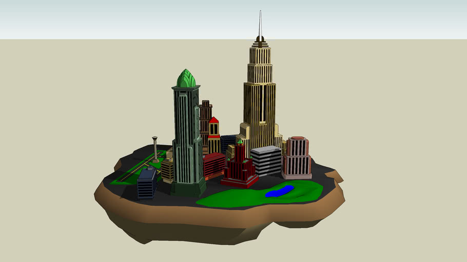 City Skyland 3d Warehouse