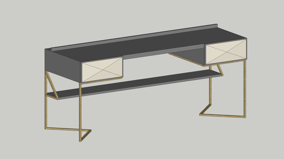 Study Table Sketchup