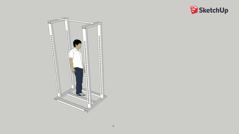 starting strength power rack 3D Warehouse