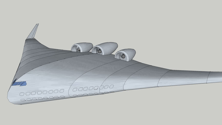 Boeing Blended Wing Body | 3D Warehouse