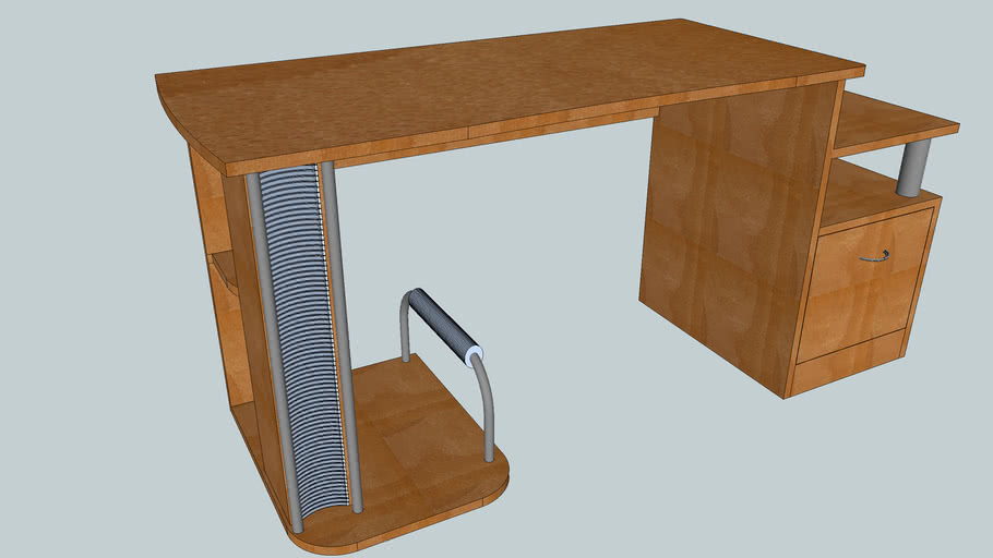 computer table model pc 41 3D Warehouse