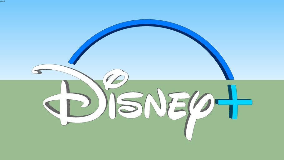 Disney+ logo | 3D Warehouse