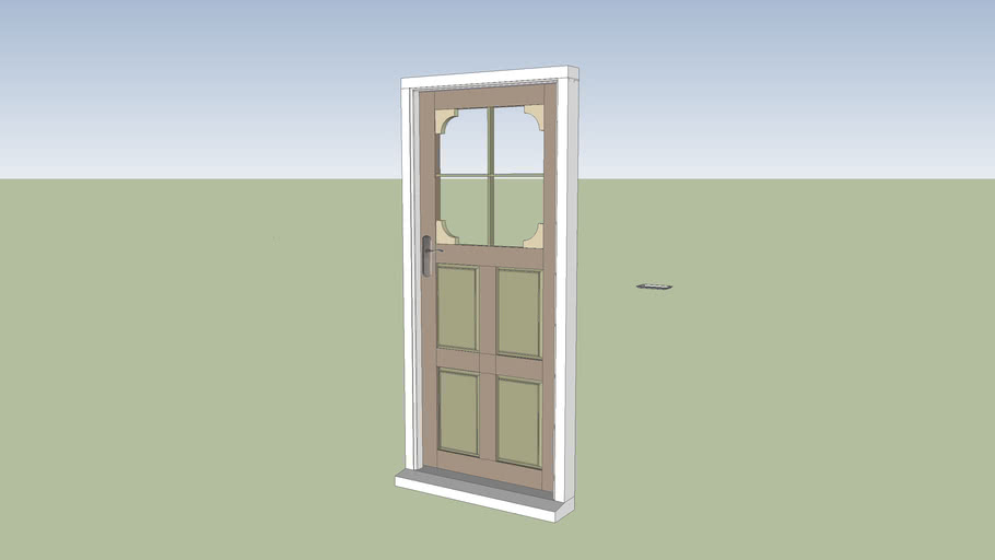 Download External Uk Front Door Frame 3d Warehouse