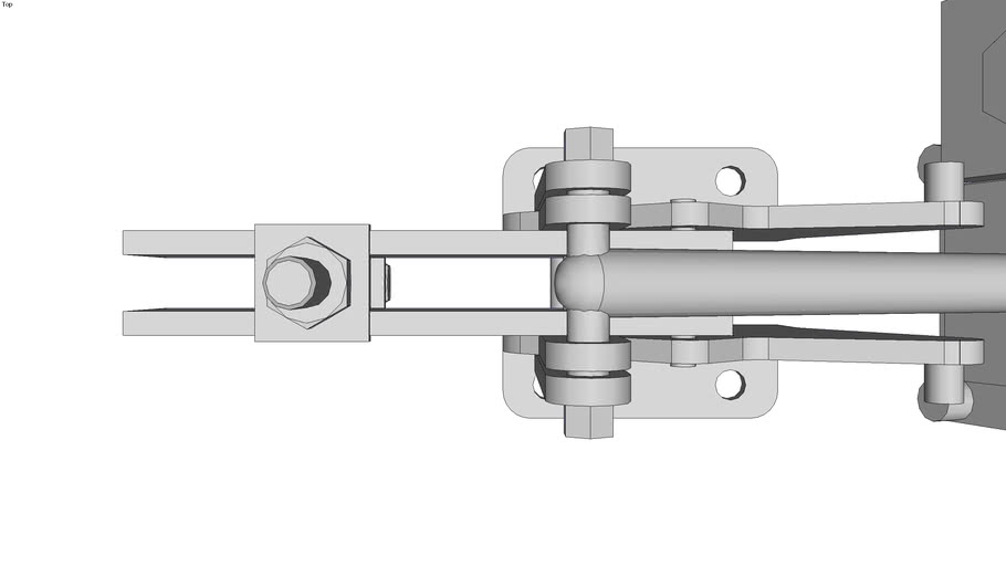 Horizontal Pneumatic Clamp heavyduty model 3D Warehouse