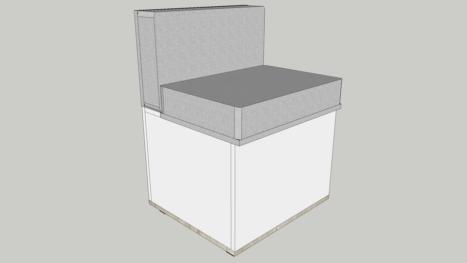 banco comedor individual | 3D Warehouse