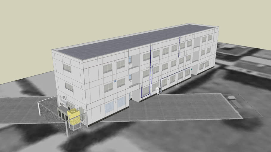 九州職業能力開発大学校 F棟 3d Warehouse