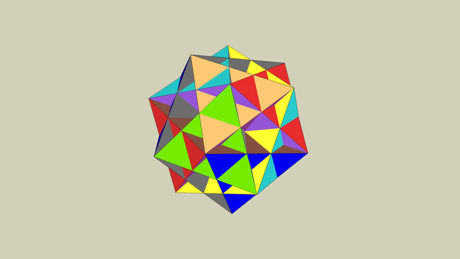 Great ditrigonal icosidodecahedron 3D Warehouse