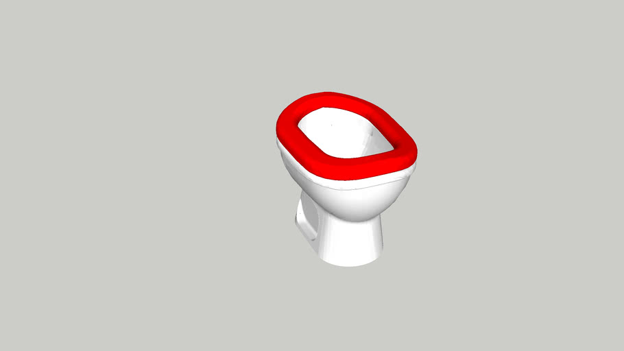 Wc Keramag Baby Mit Rot Ring 3d Warehouse