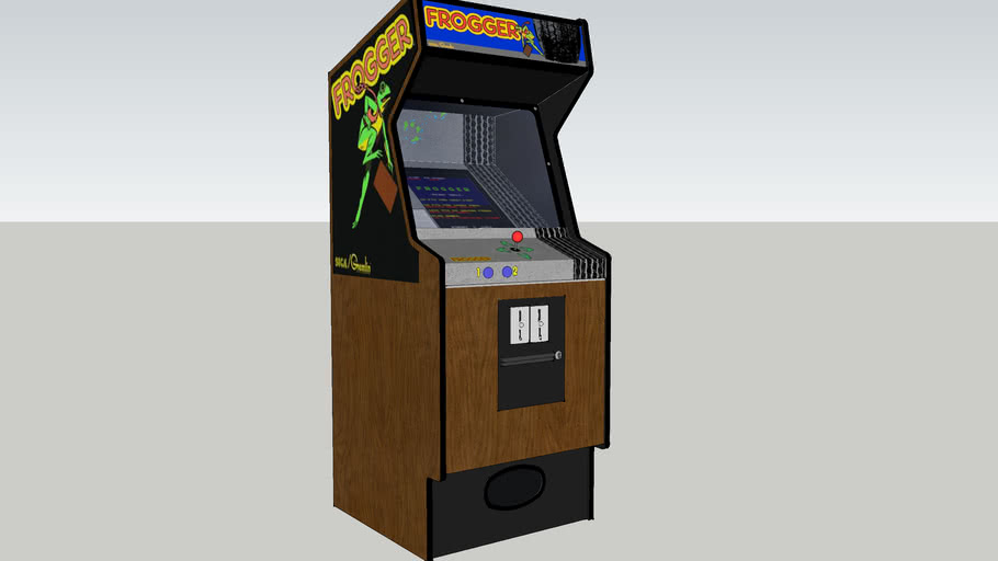 Frogger arcade game Rev.1 3D Warehouse