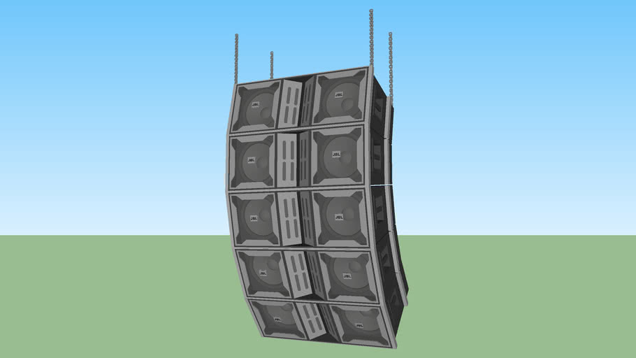 Line Array JBL Speakers 3D Warehouse