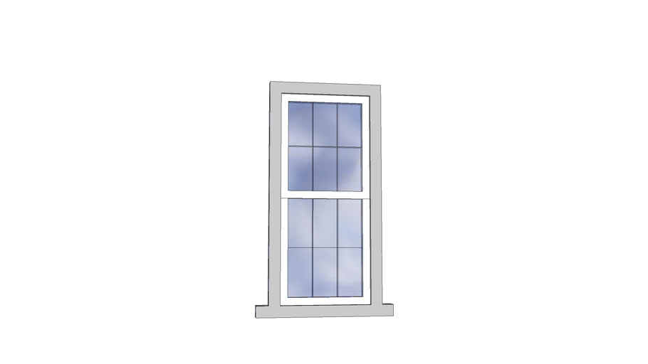 Basic Double Hung Window | 3D Warehouse
