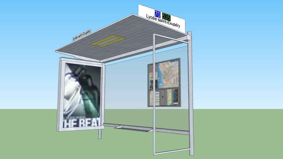 Arret De Bus Rtm 3d Warehouse
