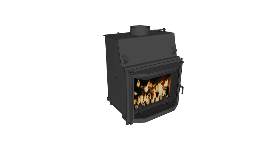 Wood Burning Fireplace Insert Amelia 24 kW