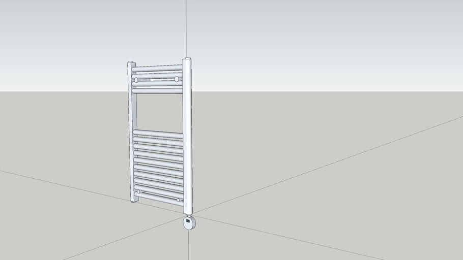 Towel Rail Ecostrad FinaE 700mm x 400mm 3D Warehouse