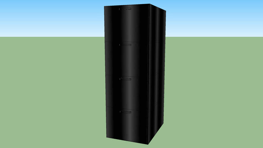 ARCHIVADOR VERTICAL DE 4 CAJONES | 3D Warehouse