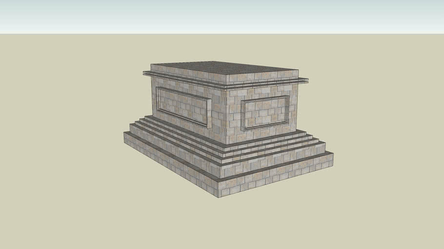 Base de Estatua 3D Warehouse