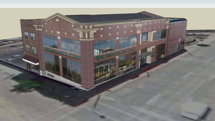 First National Bank South Dakota 3D Warehouse