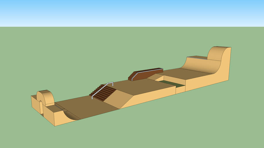 fingerboard skate park 3D Warehouse
