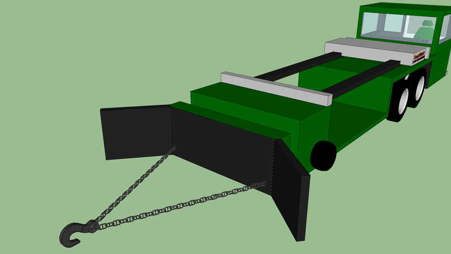 Tractor/Truck pull sled (sledge) EDITED 3D Warehouse