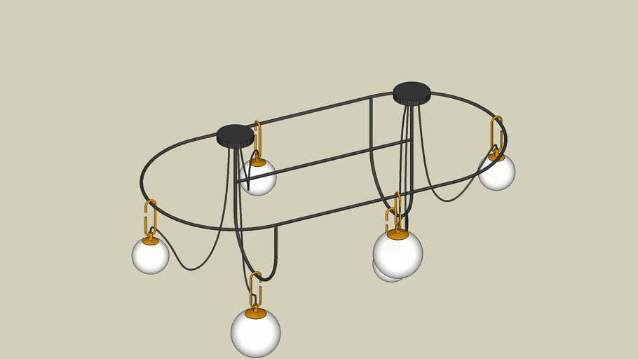 Plafon Berlock Pl 113 6 170bropt 3d Warehouse