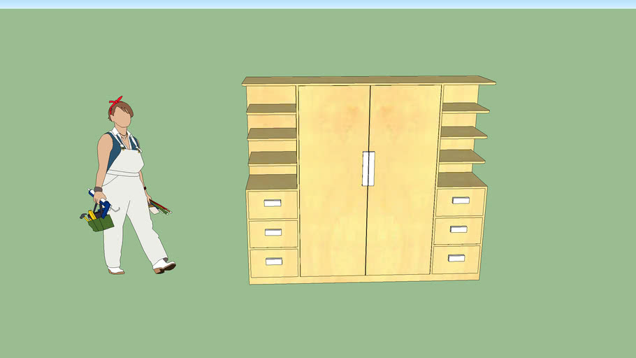 simple wardrobe 3D Warehouse
