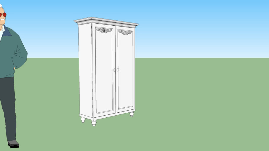 Classic Wardrobe Indian Style 3d Warehouse