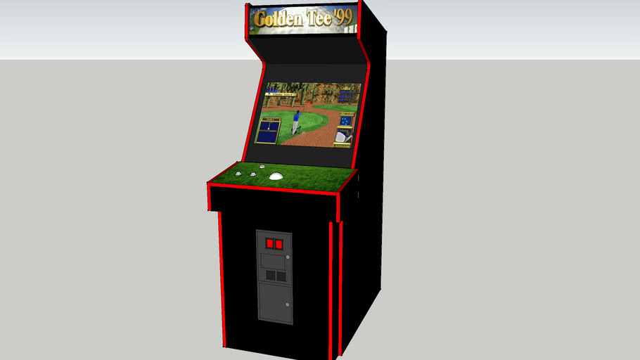 Golden Tee 99 Arcade Game 3d Warehouse