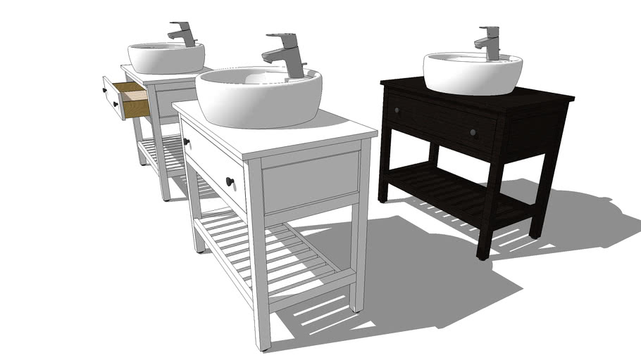 IKEA Hemnes Sink Cabinet | 3D Warehouse