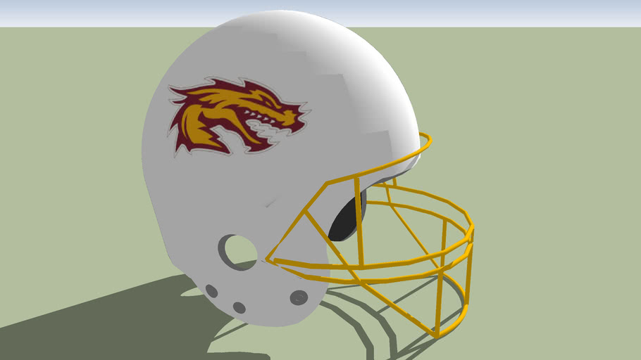 Somerset Wyverns football helmet | 3D Warehouse