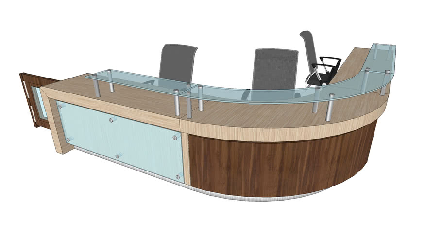 Reception Counter 3D Warehouse