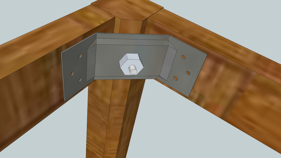 Piano stool legs and corner bracket 3D Warehouse