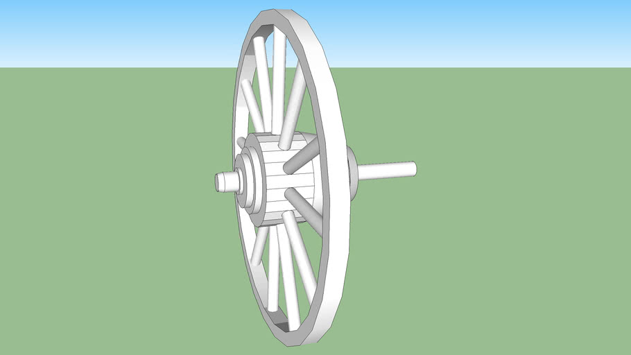 Light 6 pdr Cannon Wheel 3D Warehouse